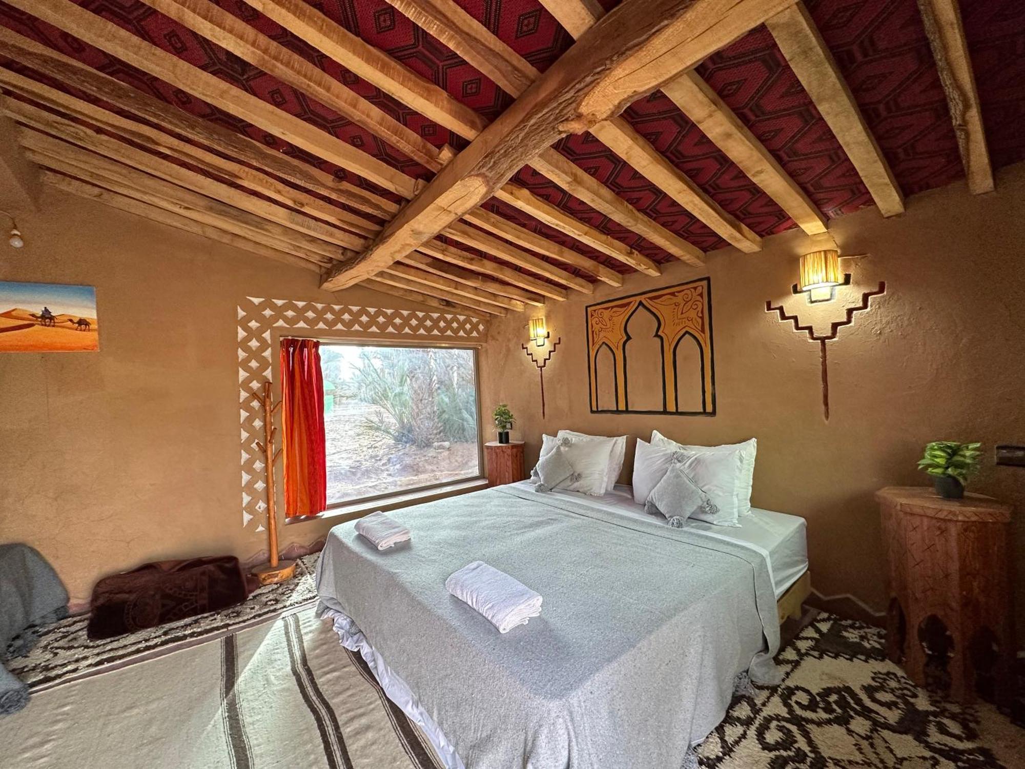 Camp Auberge Sahara Marokko M’hamid El Ghizlane Zimmer foto